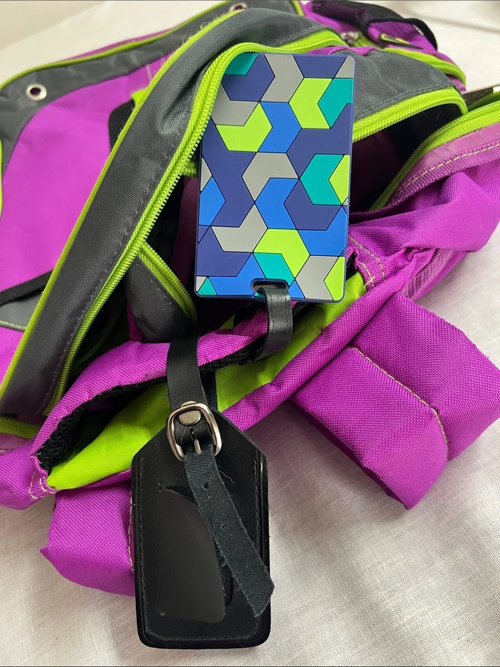 ProSport Purple Backpack with Lime Accents Bay meadow gulf atream